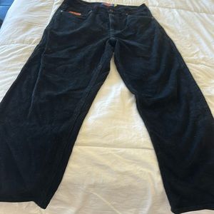 Mens black Empyre corduroy black pants size 30